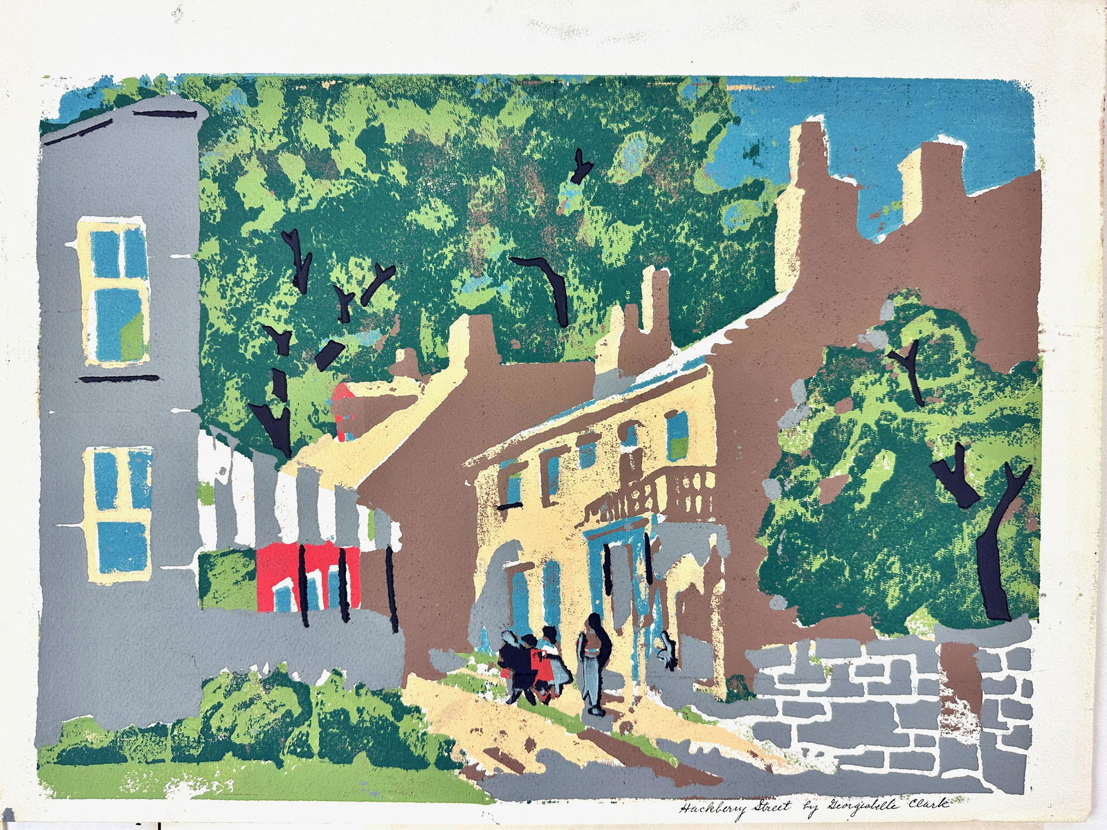 Woodblock Print by Georgiabelle Clark (1 of 6)