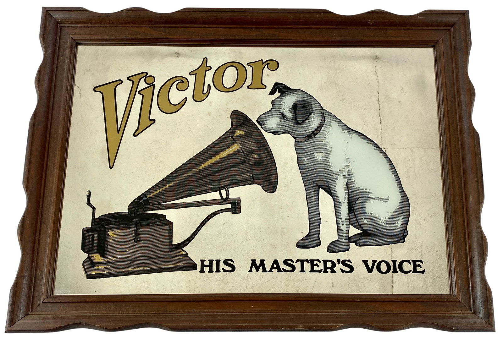 【希少】パブミラー　VICTOR his master’s voice 希少】パブミラーVICTOR his master's voice
