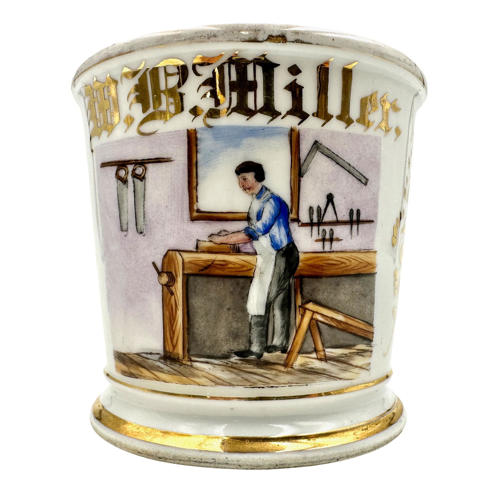 Woodworker Occupational Shaving Mug (1 of 4)