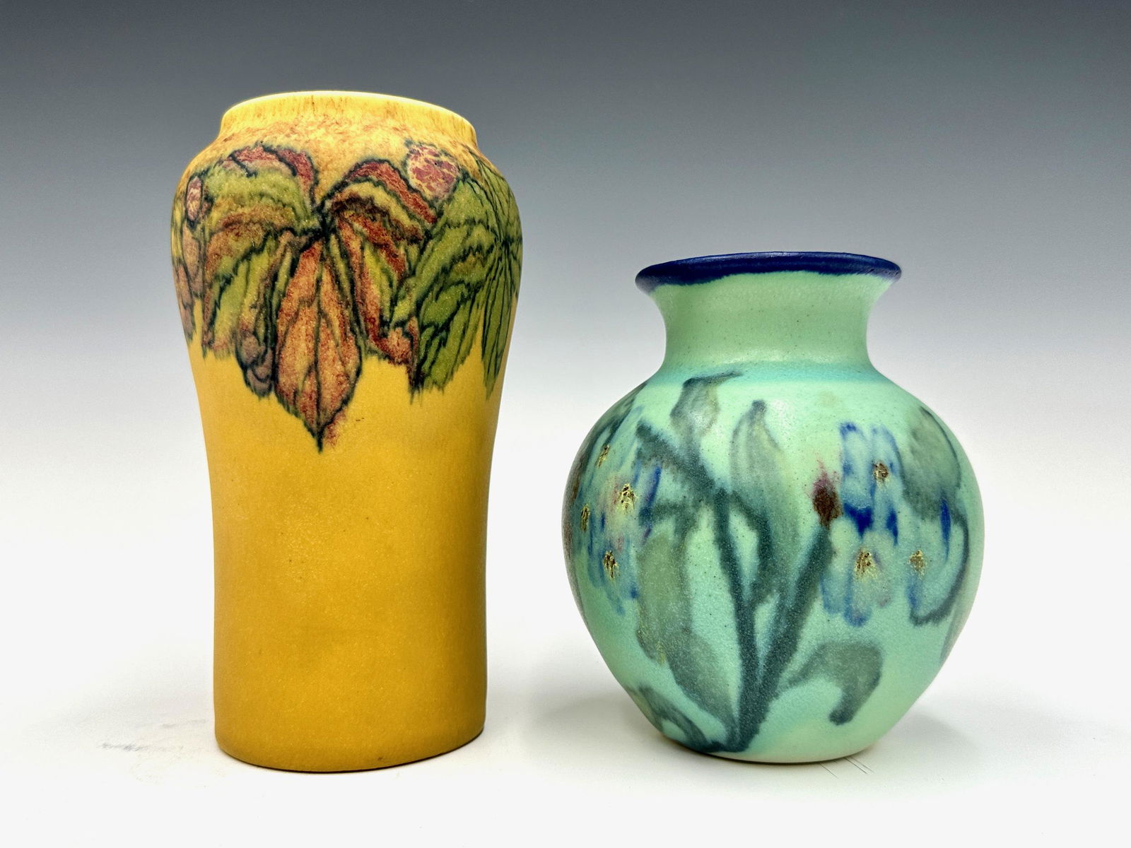 Pair of Rookwood Pottery Artist Decorated Vases (1 of 8)