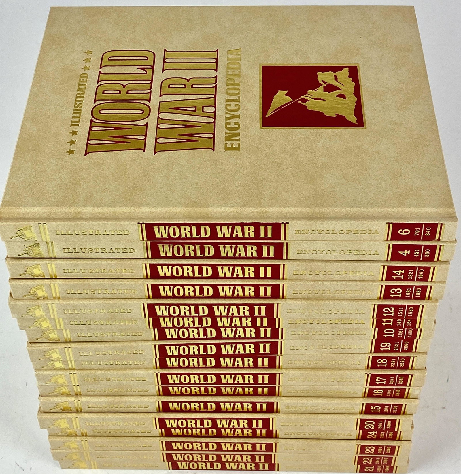 World War II Illustrated Encyclopedia Volumes (1 of 6)
