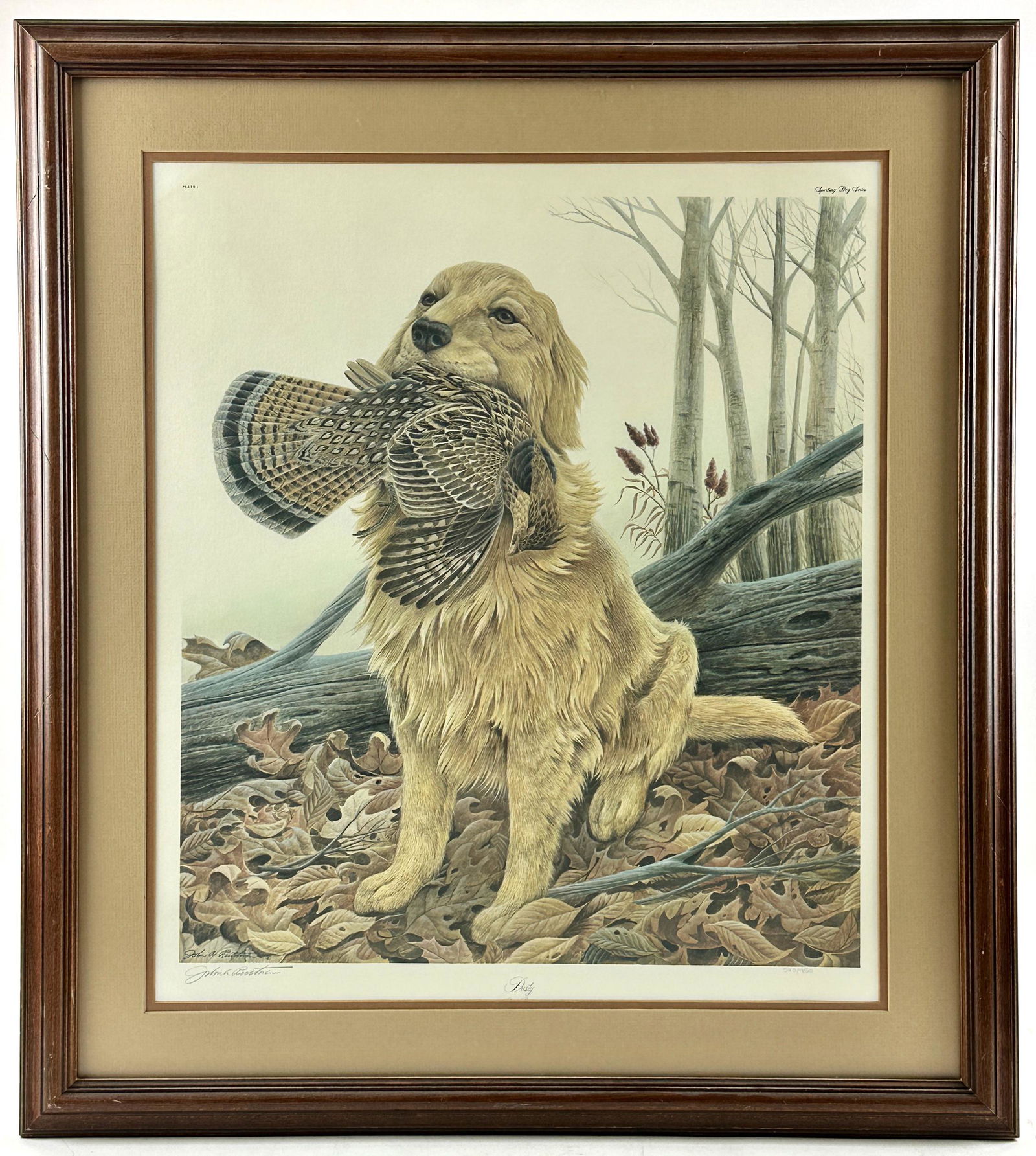 Group Of 4 John Ruthven Hunting Dog Prints Auction