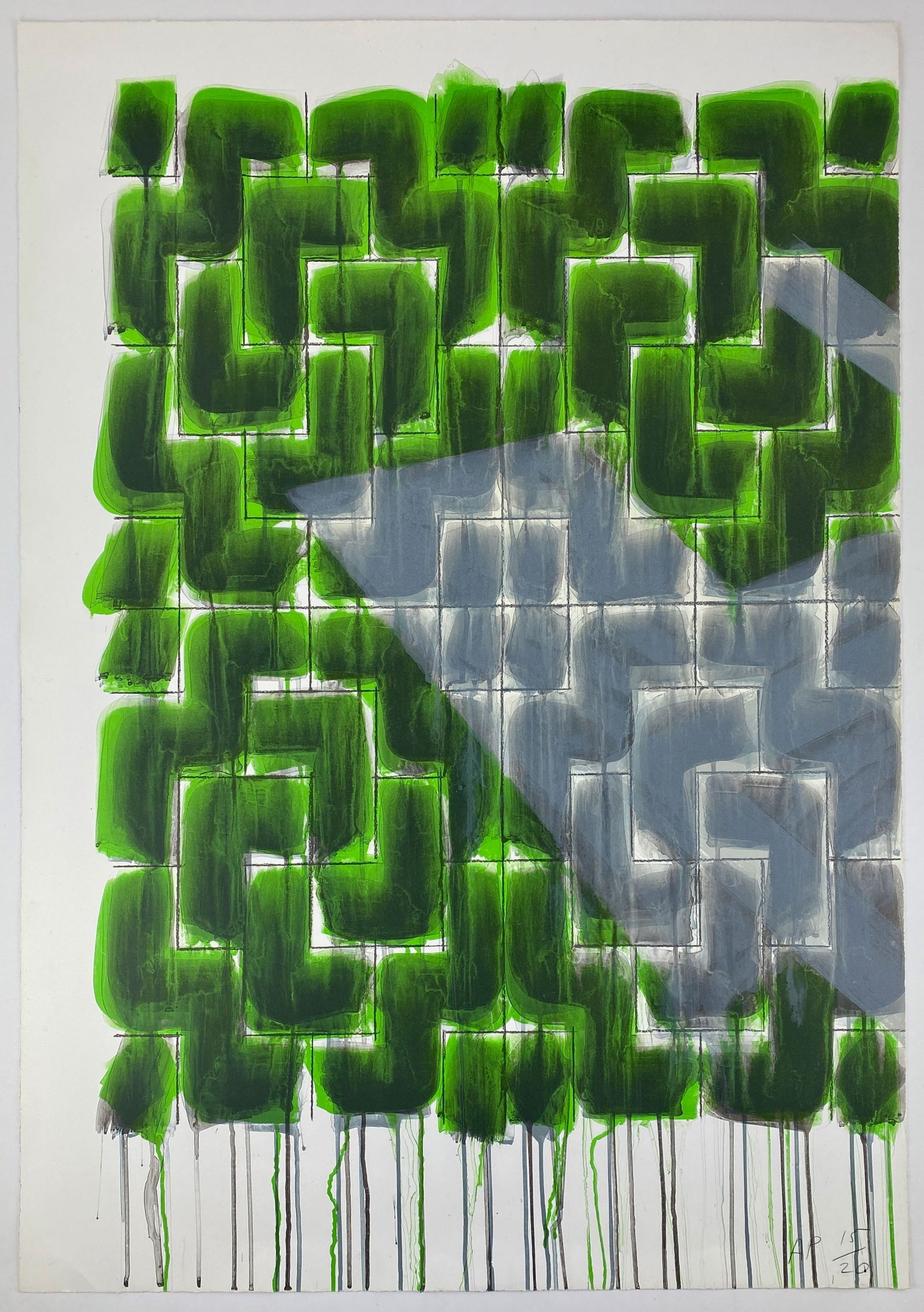 "Espalier" Lithograph by Richard Smith (1 of 7)