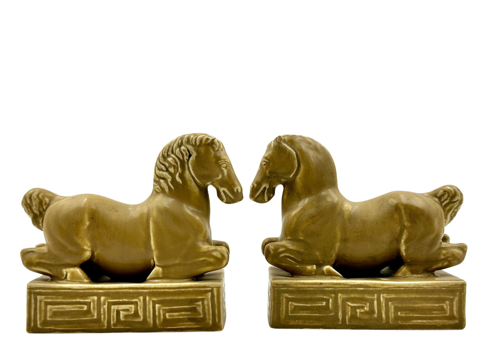 Pair of Rookwood Pottery Equine Bookends (1 of 5)