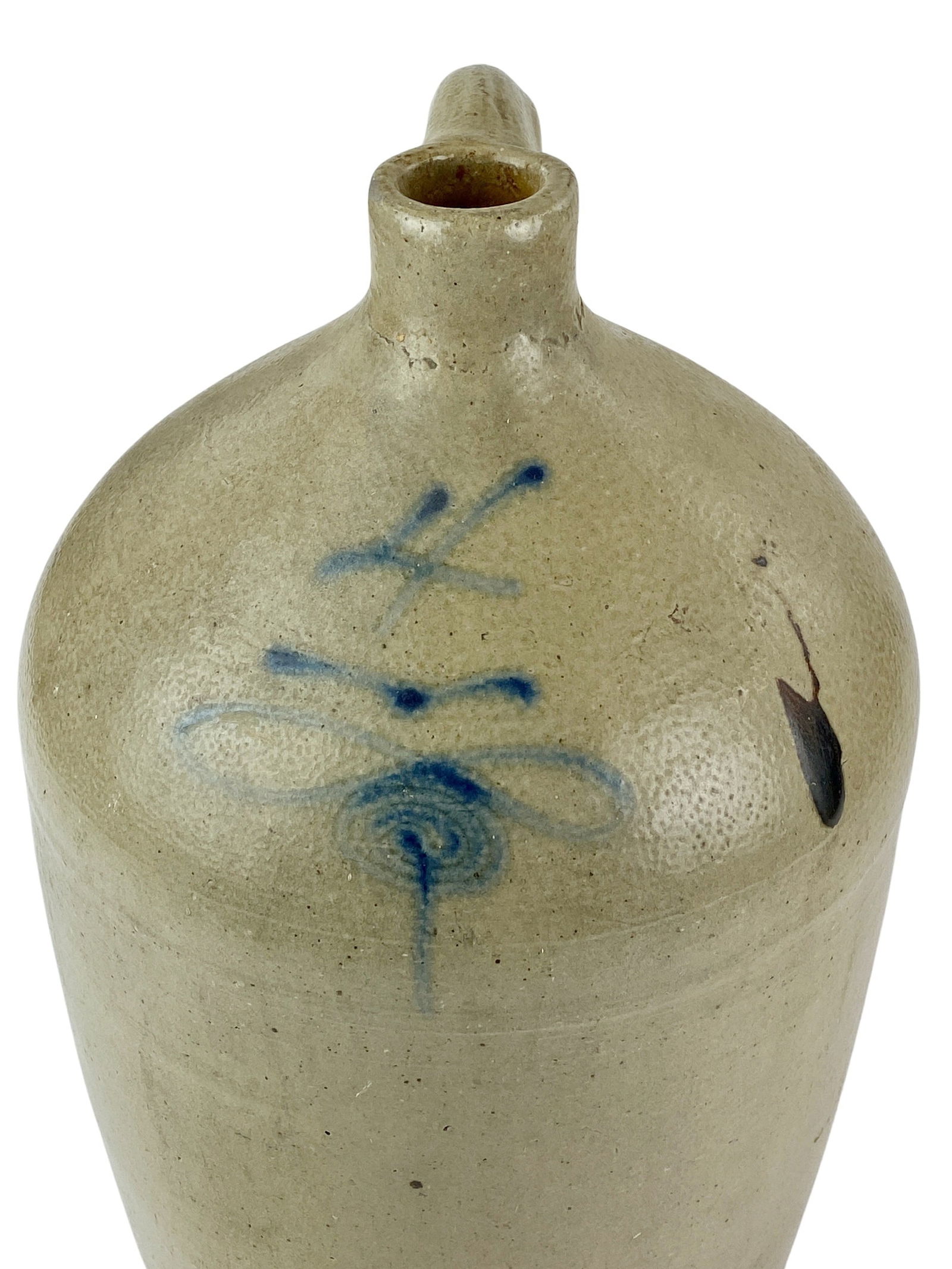 Large Stoneware Jug with Cobalt Blue Decoration (1 of 5)