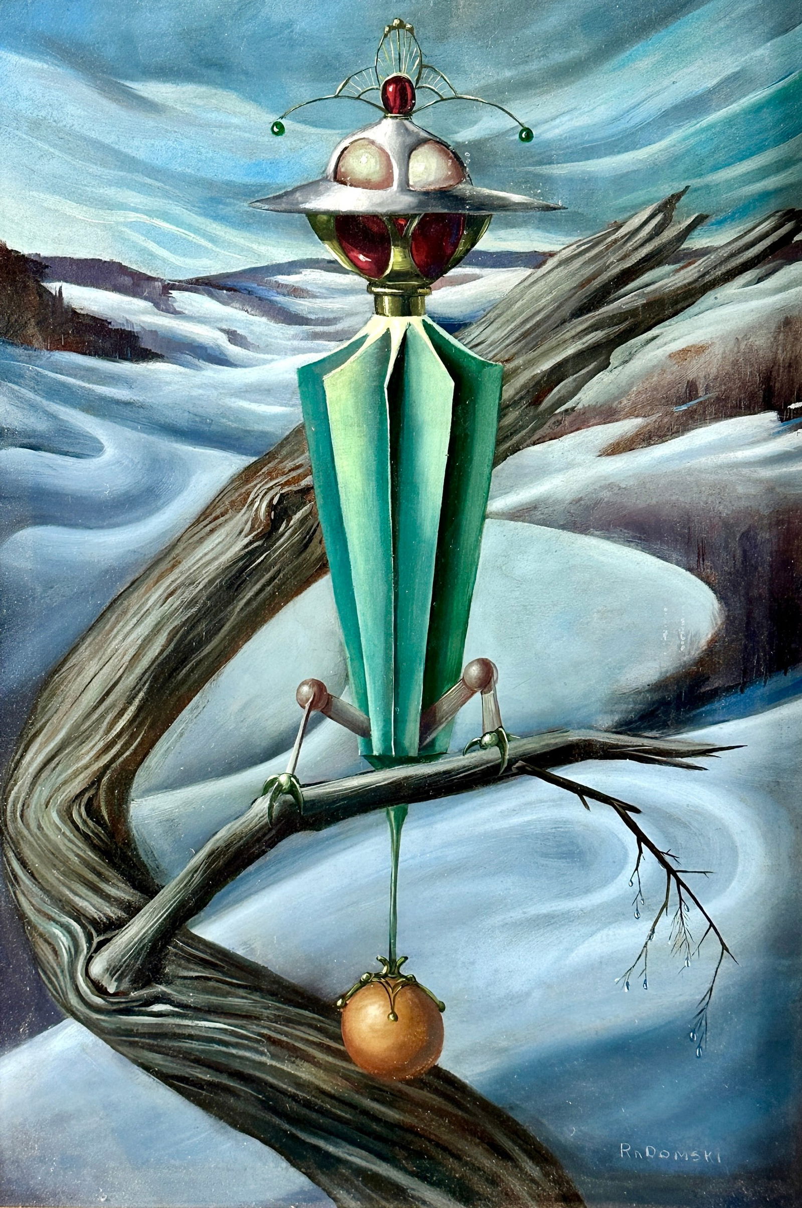 Surrealist Oil by Alphonse Radomski (1 of 4)