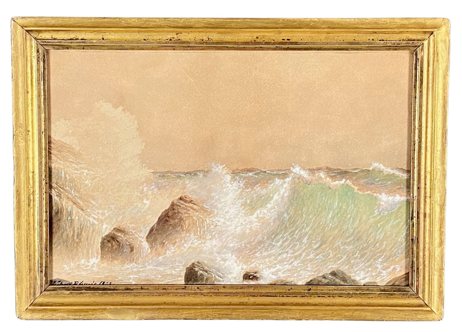 Pastel Seascape by Edmund Darch Lewis (1 of 4)