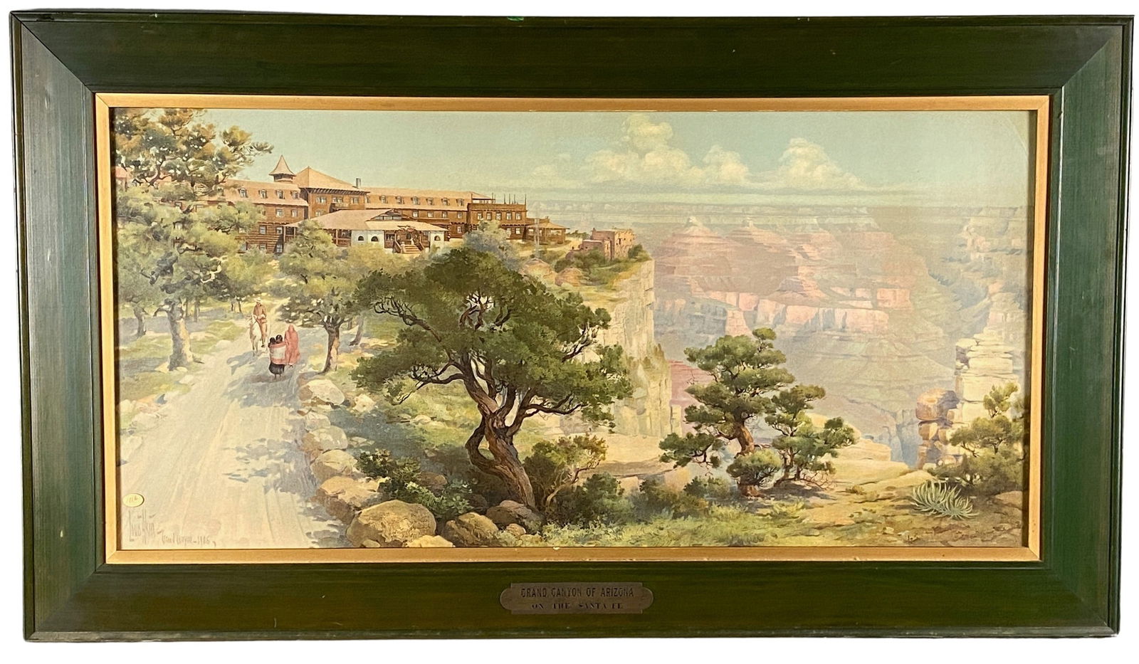 "El Tovar, Grand Canyon" Chromo by Louis Akin (1 of 7)