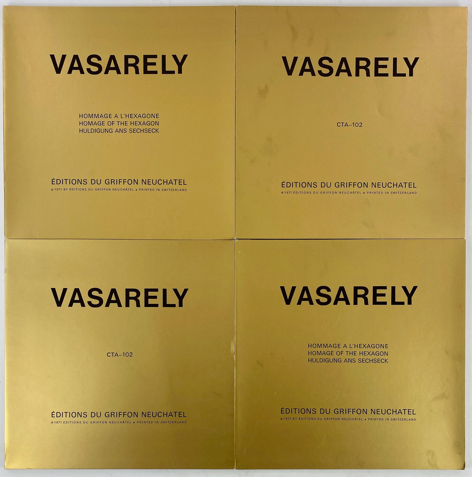 Vasarely Portfolios, (2) Hexagon and (2) CTA-102 (1 of 6)