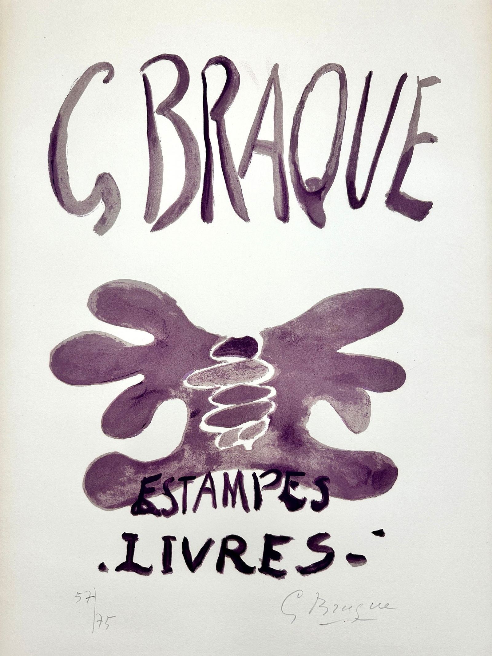 Georges Braque "Estamps Livres", Signed/Editioned (1 of 5)