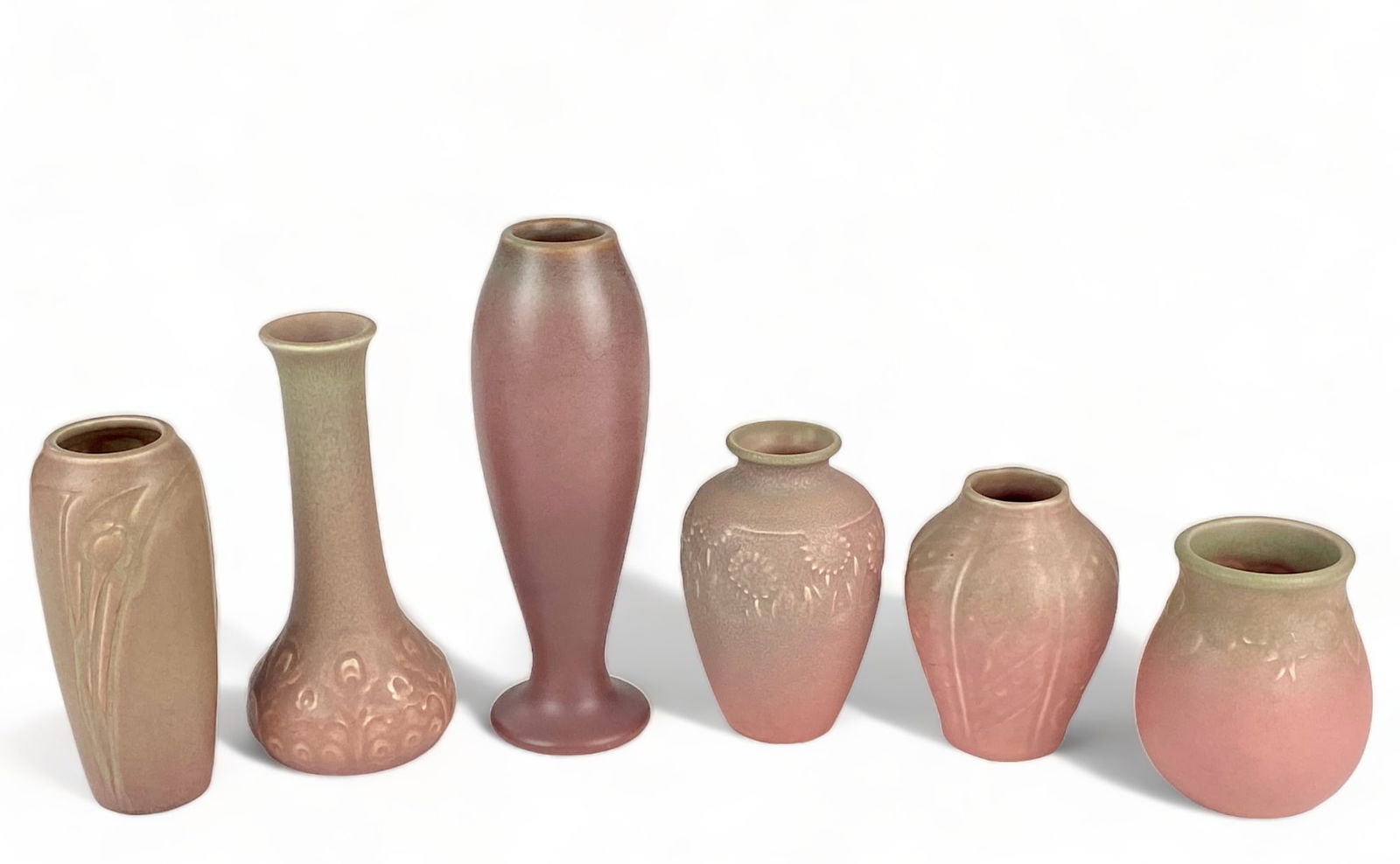 Rookwood Pottery Group: Pink Matte Glaze (1 of 19)