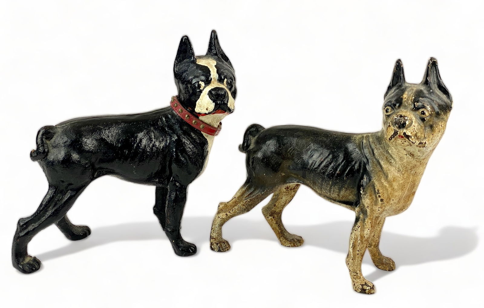 Cast Iron Hubley Boston Terrier Doorstops (1 of 7)