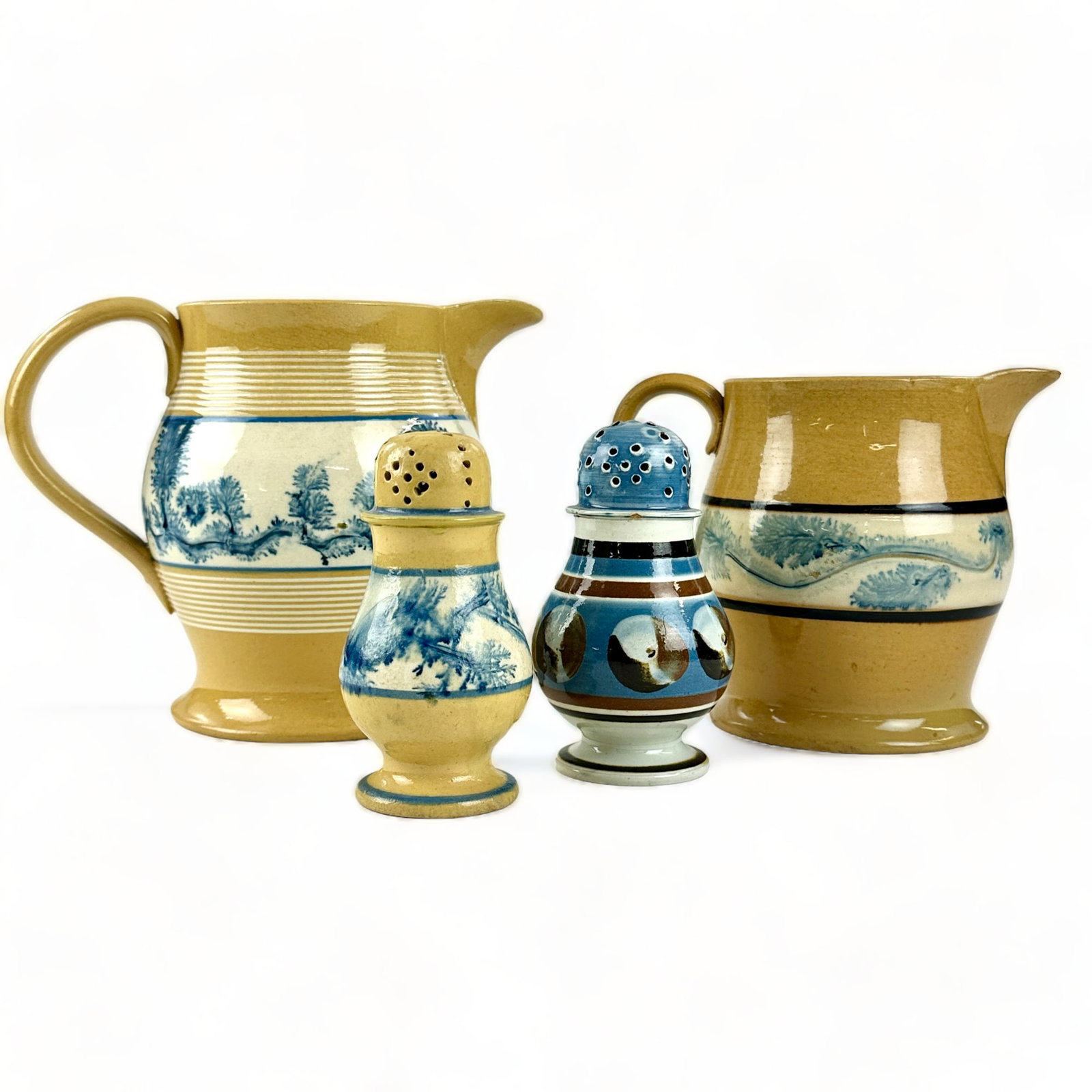 Four Pieces of Mochaware (1 of 4)