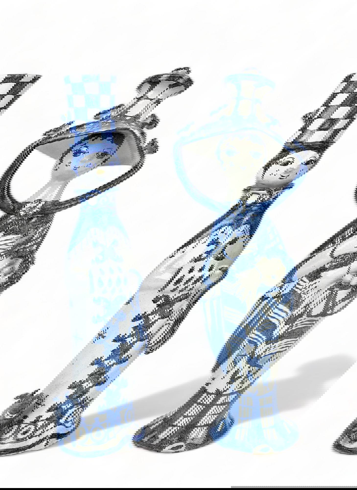 Pair Of Bjorn Wiinblad Pottery Sculptures Auction