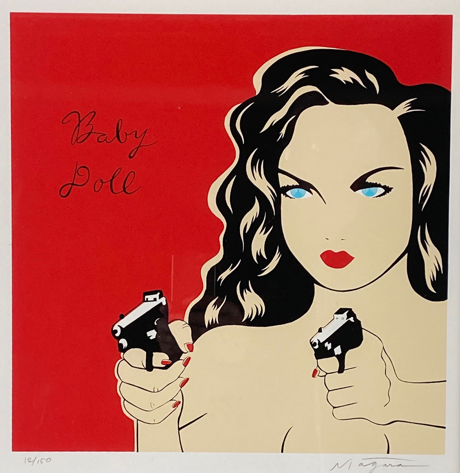 Jeff Soto, Niagara, and Other Silkscreen Illus.: Three illustrations, each framed and signed in margins, including American i llustrator Niagara, a bees subject by Jeff Soto, and another byDave Kinsey. Largest framed