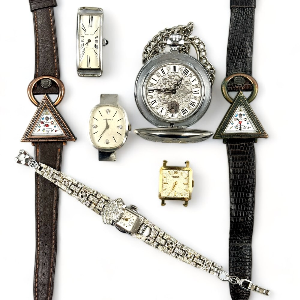 Miscellaneous Grouping of Watches and Watch Faces (1 of 11)