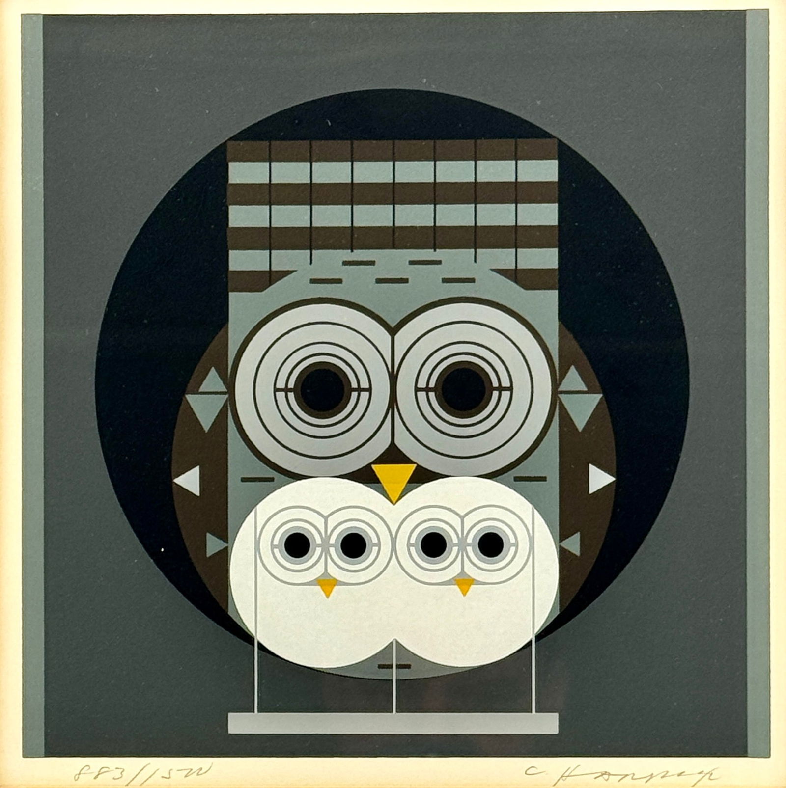 Charley Harper, "Family Owlbum" (1 of 4)