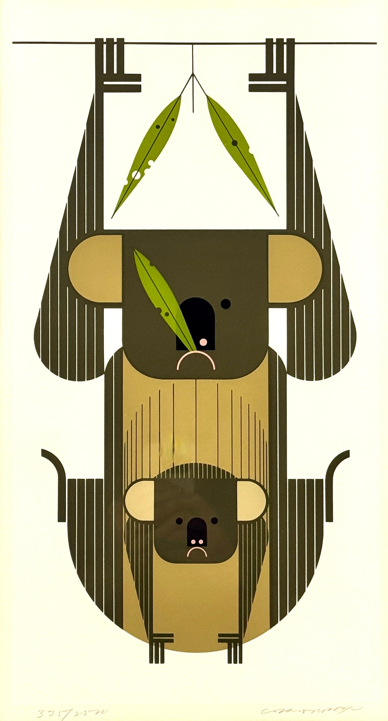 Charley Harper, "Down Under, Down Under" (1 of 4)