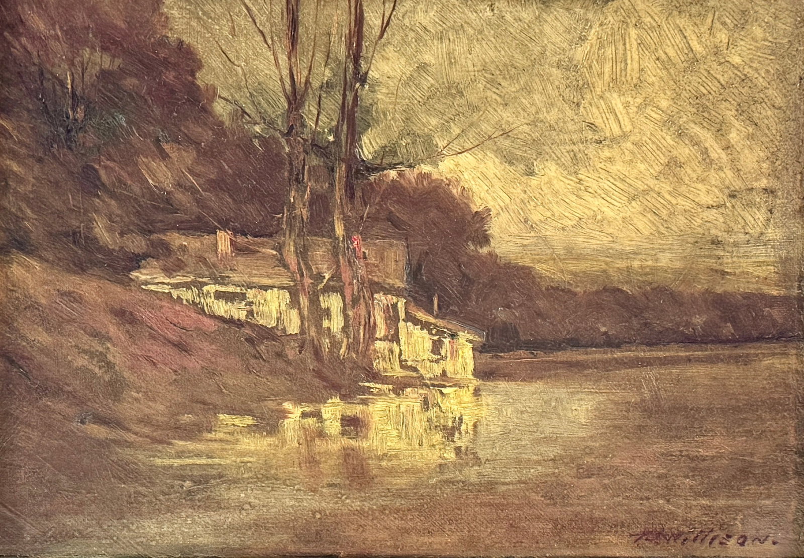 River Scene with Home by TJ WIllison (1 of 3)