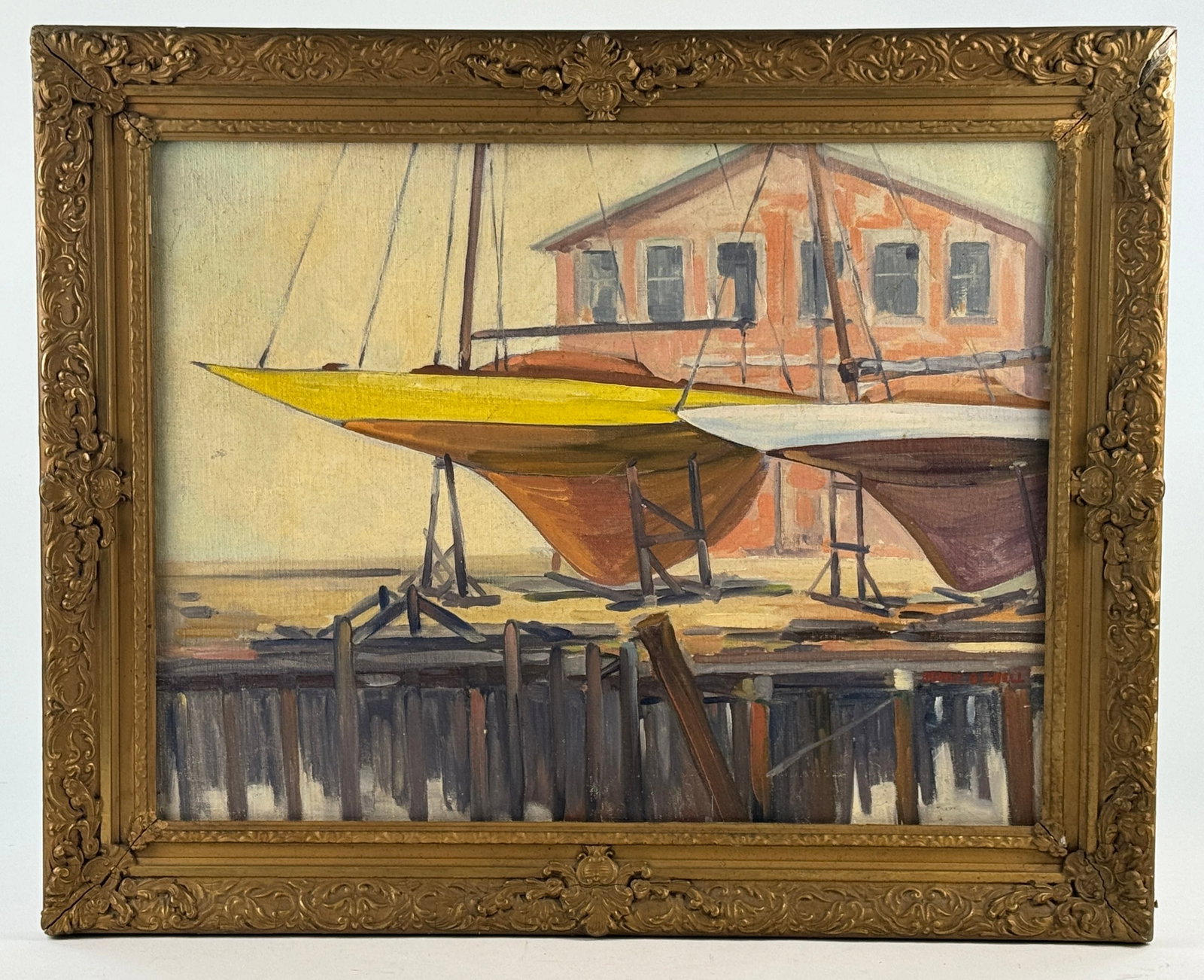 Dock Scene by Henry Snell (1 of 3)