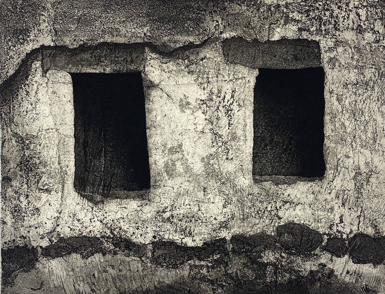 4 Works on Paper by 4 Artists (1 of 12)