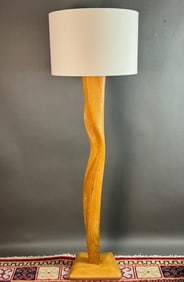 Yasha Heifetz Oak Floor Lamp