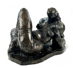 Bronze of a Reclining Figure After Henry Moore
