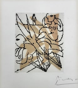 Pablo Picasso (Spanish, 1881-1973), Litho and Collage