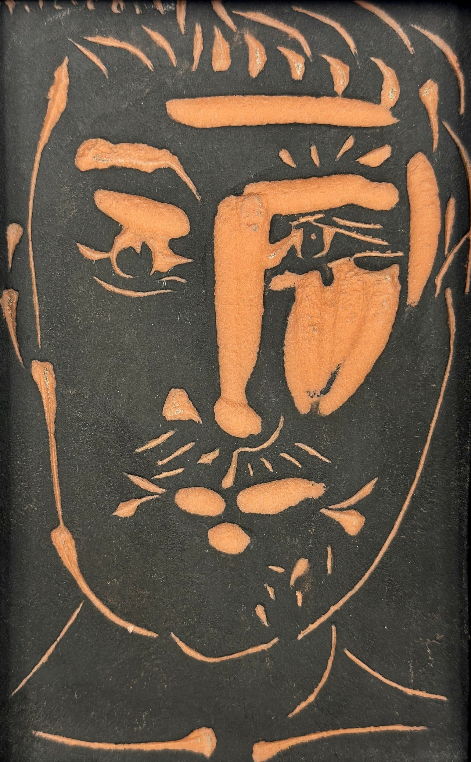 Pablo Picasso: Madoura Man's Face Plaque (1 of 5)