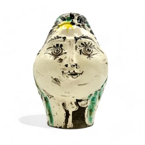 Pablo Picasso, Madoura Female Face Jug