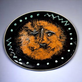 Pablo Picasso: Madoura Oval Face Platter