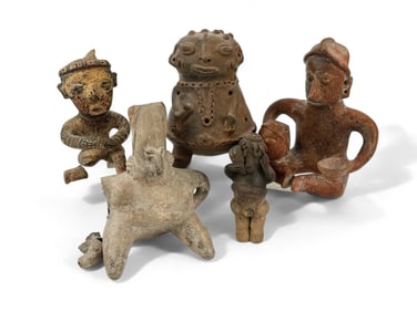 Collection of Central American Pre-Columbian Jars