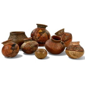 Collection of Central American Pre-Columbian Jars