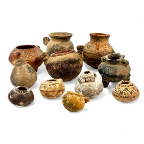 Collection of 11 Pre-Columbian Jars