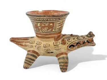 Costa Rican Quadroped Painted Vessel