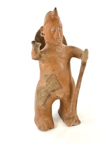 Large Standing Pre-Columbian Pottery Style Figure