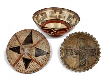 Three Pre-Columbian Costa Rican Painted Vessels