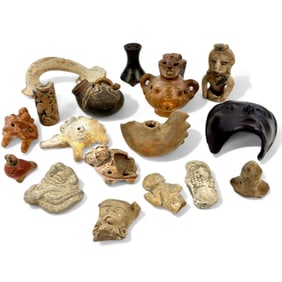 Pre-Columbian Shards, Small Vessels, Plus