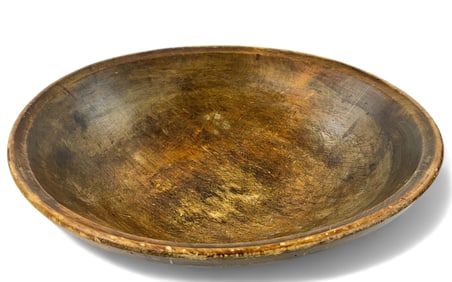19th Century Turned Wood Bowl