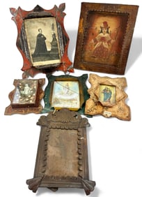 Collection of Framed Retablo and Ex Voto Works