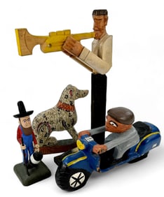 Group of Folk Art Carvings