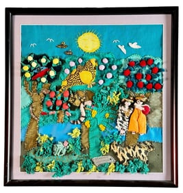 Cuban Devotional Paintings and Haitian Applique