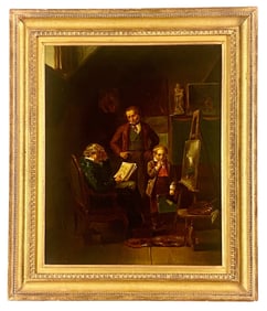"The Little Artist", 19th Century Genre Scene