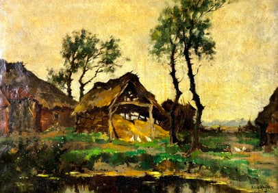 Oil on Canvas by J.V.J. Hayden