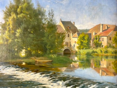 Leon Boudot Oil on Canvas