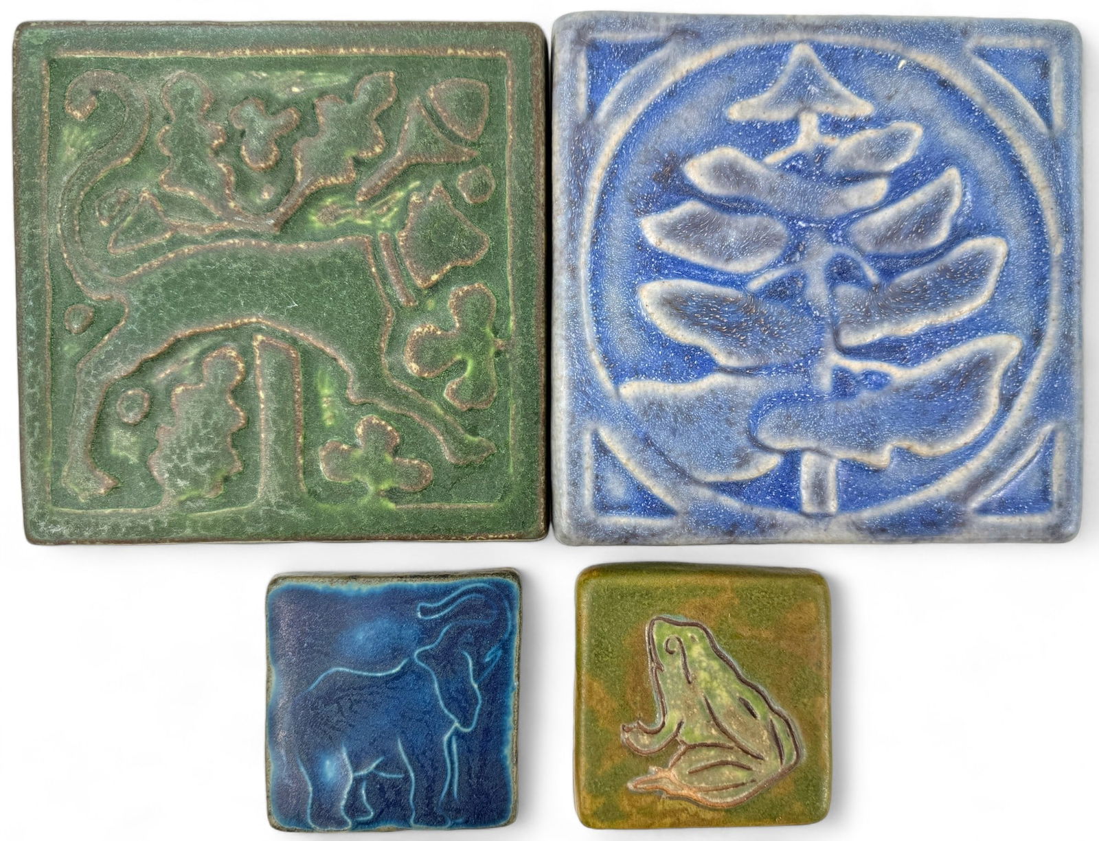 Group of 4 Pewabic Tiles (1 of 8)
