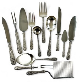 Collection of Kirk & Sons Sterling Serving Pieces