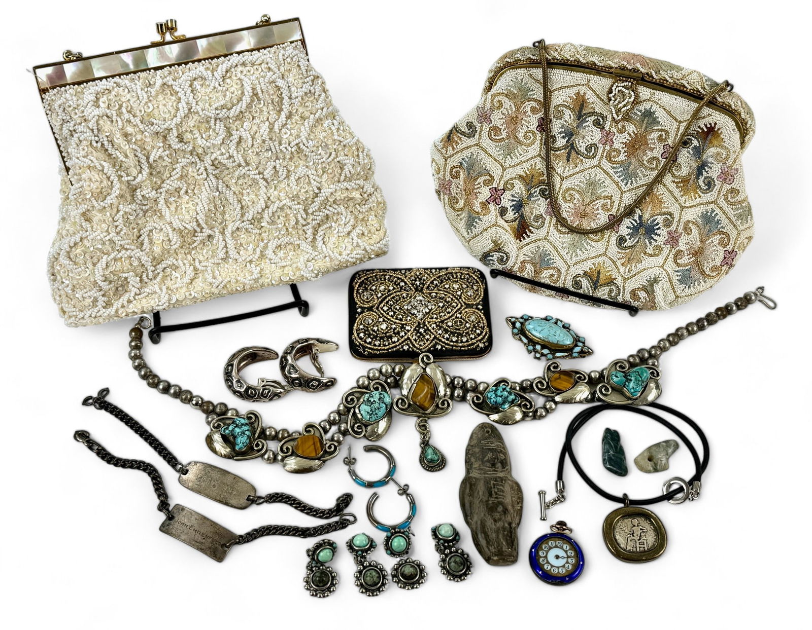 Collection of VIntage Purses, Sterling and Jewelry (1 of 14)