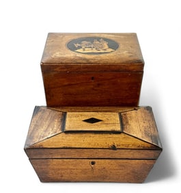 Pair of Antique Jewelry Boxes