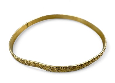 12K Gold Bangle
